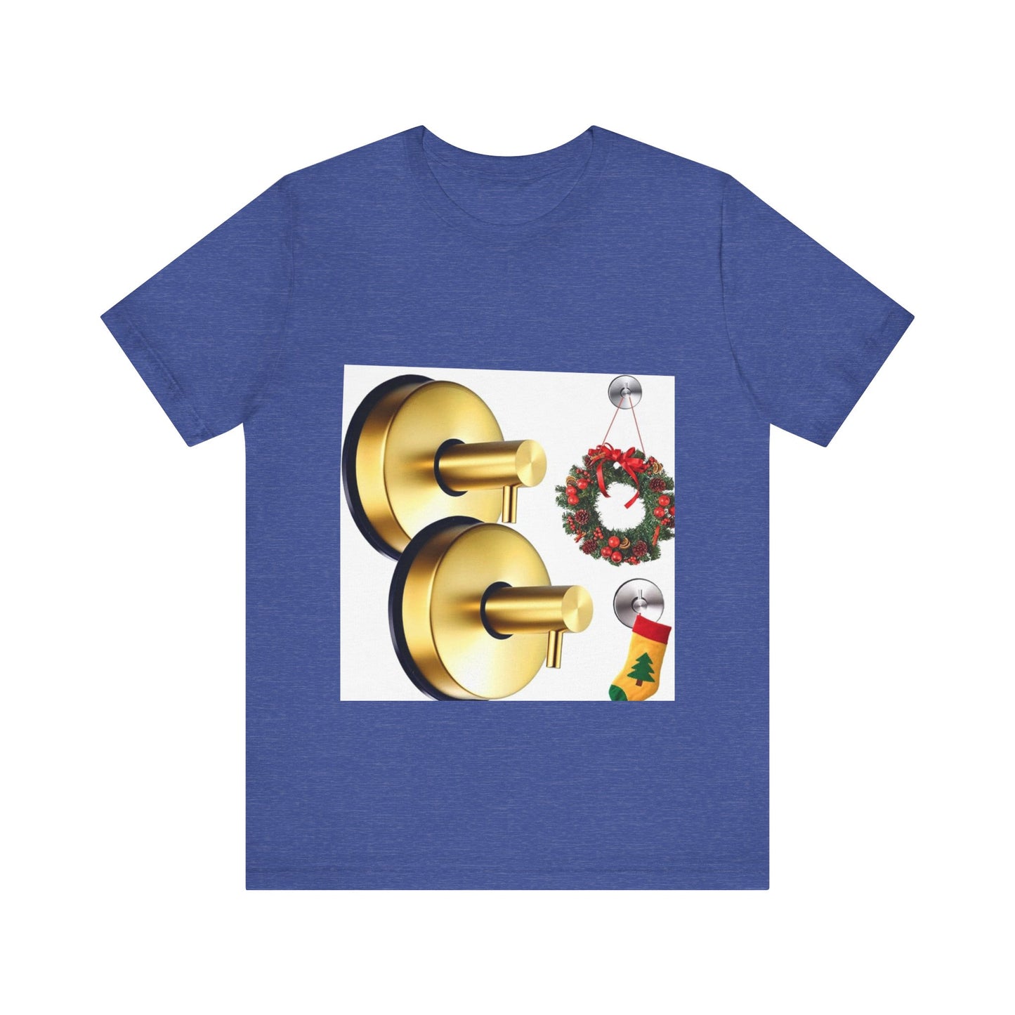 Christmas Wreath Tee | Unisex Short Sleeve T-Shirt, Holiday Shirt, Festive Clothing, Gift for Her, Christmas Apparel (Copy)