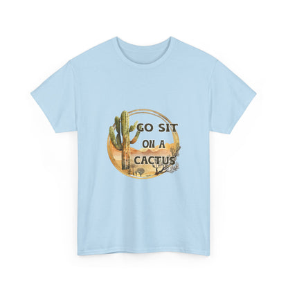 Cactus Humor Tee, Summer Vibes Shirt, Unisex Casual Tee, Funny Gift for Friends, Outdoor Adventure Clothing