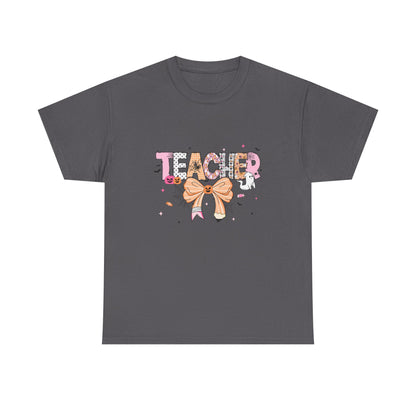 Teacher Appreciation Unisex Heavy Cotton Tee, Gift for Educators, Classroom Wear, Back to School Shirt, Teacher's Day Gift