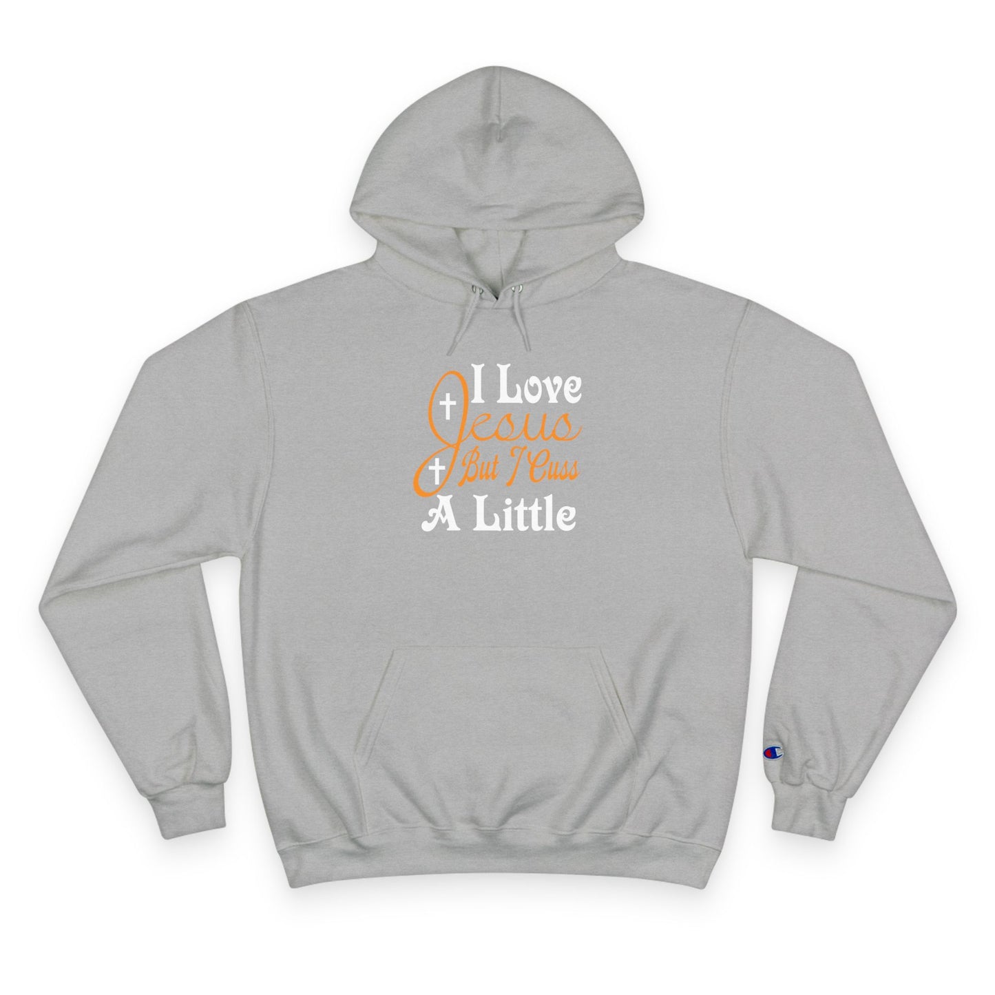 I Love Jesus Hoodie | Champion Hoodie, Christian Apparel, Faith-Based Sweatshirt, Inspirational Gift, Comfortable Religious Wear