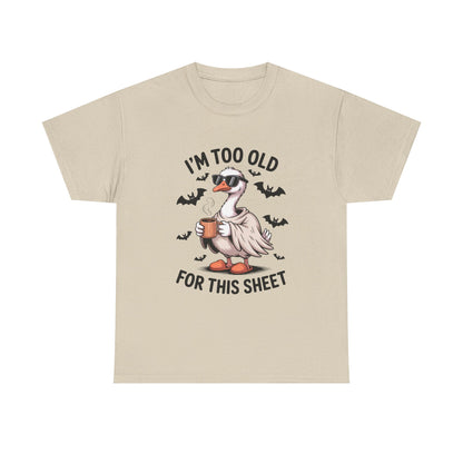 Halloween Humor T-Shirt, Funny Goose Shirt, Casual Tee for Animal Lovers, Gifts for Friend, Holiday Party Wear, Quirky Outfit