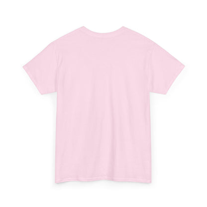 Pink Ribbon Unisex Heavy Cotton Tee | Breast Cancer Awareness T-Shirt, Casual Wear, Gift, Supportive Apparel, Advocacy Shirt