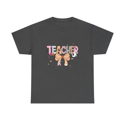 Teacher Appreciation Unisex Heavy Cotton Tee, Gift for Educators, Classroom Wear, Back to School Shirt, Teacher's Day Gift