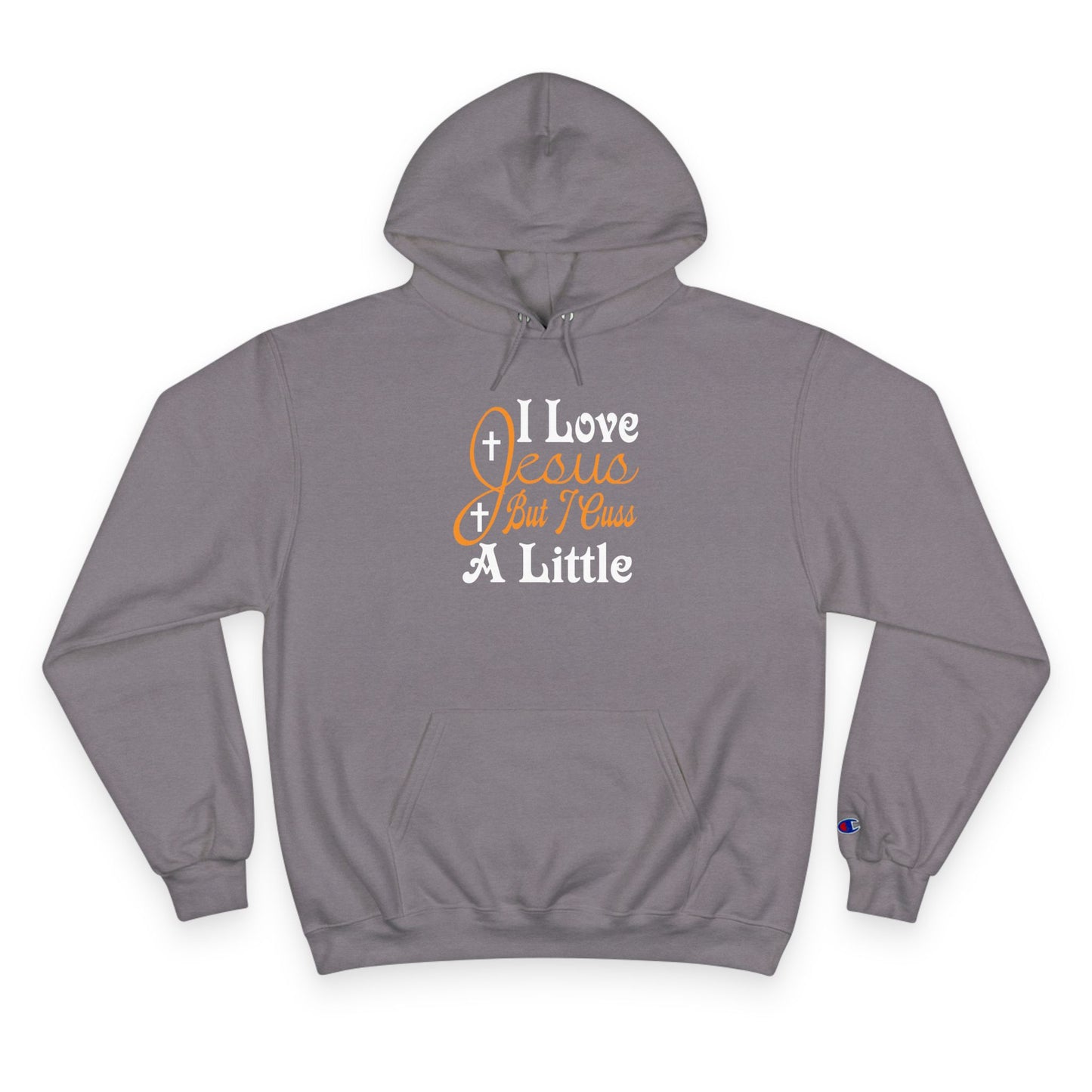 I Love Jesus Hoodie | Champion Hoodie, Christian Apparel, Faith-Based Sweatshirt, Inspirational Gift, Comfortable Religious Wear