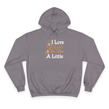 I Love Jesus Hoodie | Champion Hoodie, Christian Apparel, Faith-Based Sweatshirt, Inspirational Gift, Comfortable Religious Wear