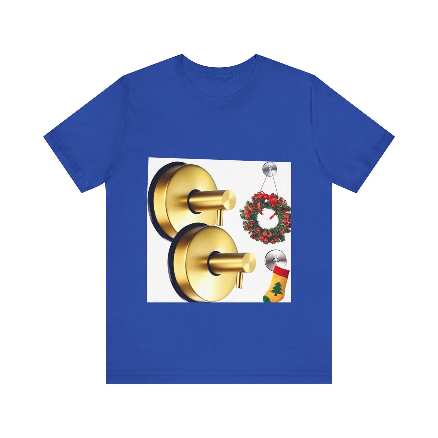 Christmas Wreath Tee | Unisex Short Sleeve T-Shirt, Holiday Shirt, Festive Clothing, Gift for Her, Christmas Apparel (Copy)