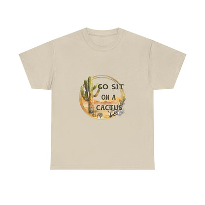Cactus Humor Tee, Summer Vibes Shirt, Unisex Casual Tee, Funny Gift for Friends, Outdoor Adventure Clothing