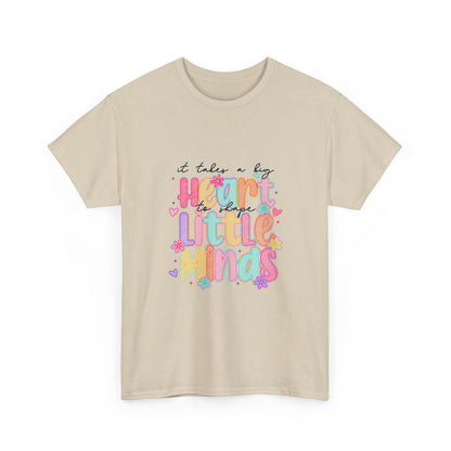 Heart Minds Unisex Heavy Cotton Tee - Inspirational Shirt for Teachers, Gift for Educators, Kids' Mindfulness