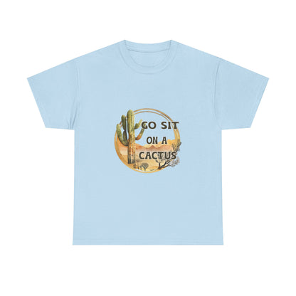 Cactus Humor Tee, Summer Vibes Shirt, Unisex Casual Tee, Funny Gift for Friends, Outdoor Adventure Clothing