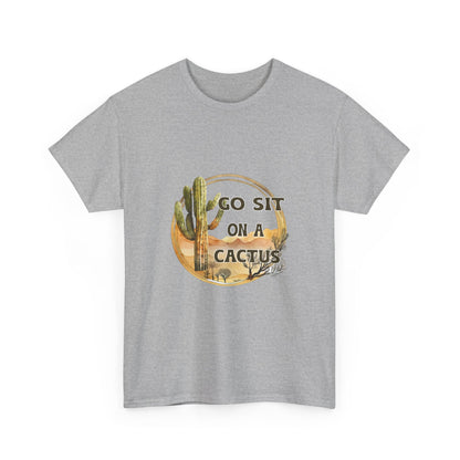 Cactus Humor Tee, Summer Vibes Shirt, Unisex Casual Tee, Funny Gift for Friends, Outdoor Adventure Clothing