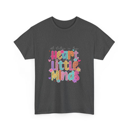 Heart Minds Unisex Heavy Cotton Tee - Inspirational Shirt for Teachers, Gift for Educators, Kids' Mindfulness
