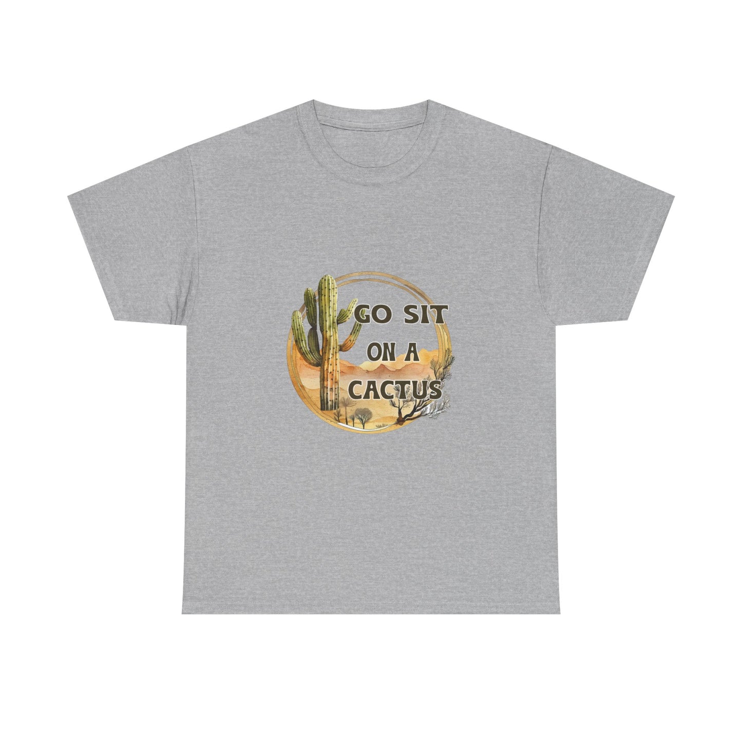 Cactus Humor Tee, Summer Vibes Shirt, Unisex Casual Tee, Funny Gift for Friends, Outdoor Adventure Clothing