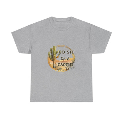 Cactus Humor Tee, Summer Vibes Shirt, Unisex Casual Tee, Funny Gift for Friends, Outdoor Adventure Clothing