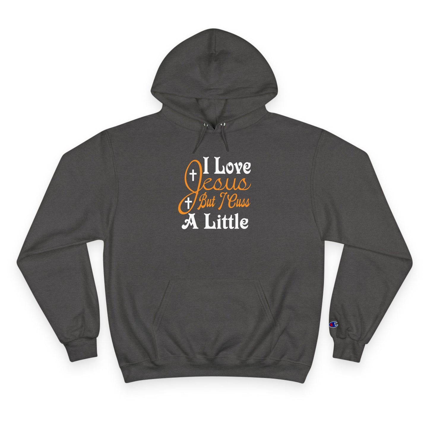 I Love Jesus Hoodie | Champion Hoodie, Christian Apparel, Faith-Based Sweatshirt, Inspirational Gift, Comfortable Religious Wear