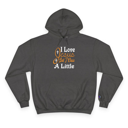 I Love Jesus Hoodie | Champion Hoodie, Christian Apparel, Faith-Based Sweatshirt, Inspirational Gift, Comfortable Religious Wear