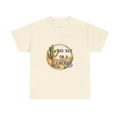 Cactus Humor Tee, Summer Vibes Shirt, Unisex Casual Tee, Funny Gift for Friends, Outdoor Adventure Clothing