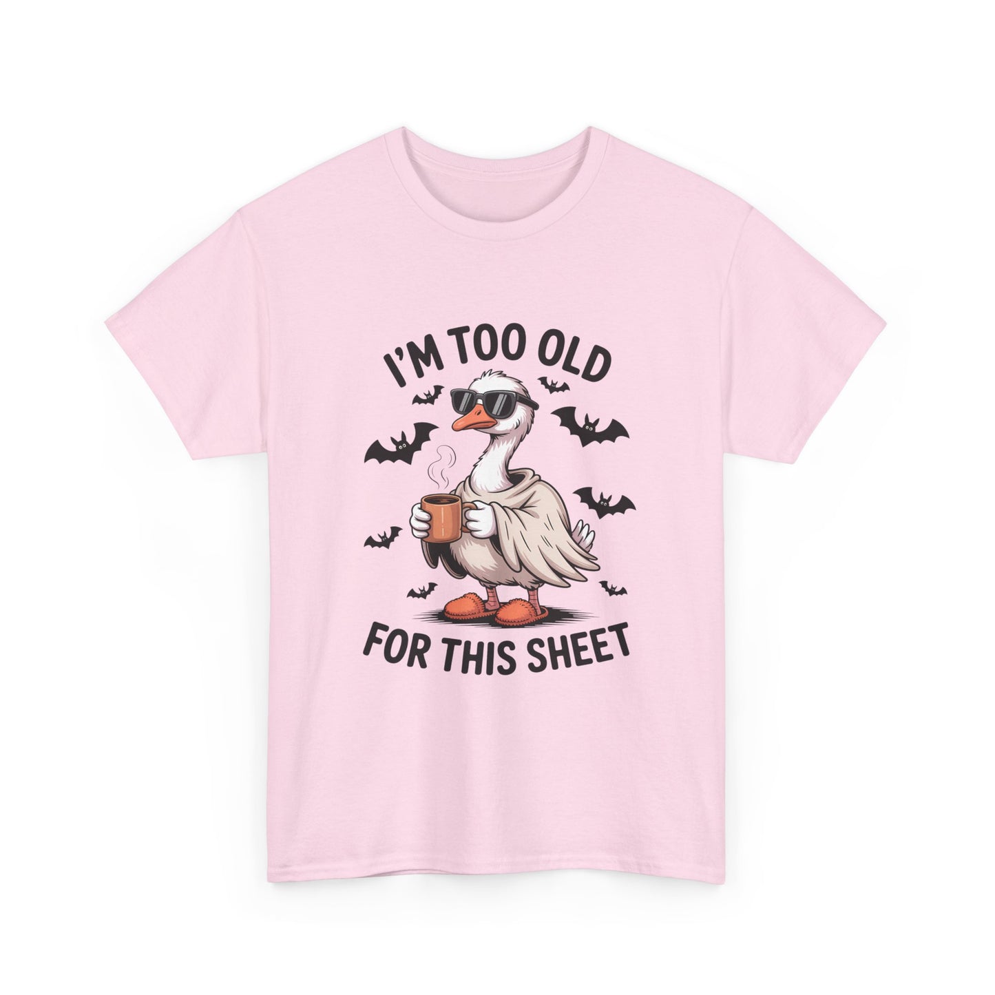 Halloween Humor T-Shirt, Funny Goose Shirt, Casual Tee for Animal Lovers, Gifts for Friend, Holiday Party Wear, Quirky Outfit