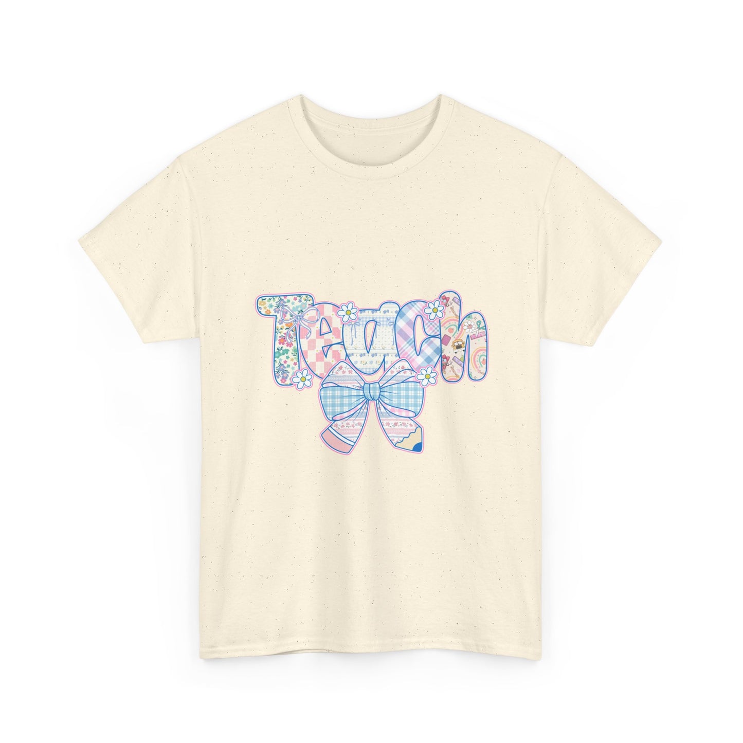 Floral Teacher Tee, Cute Teacher Gift, Unisex Tee for Educators, Back to School, Teacher Appreciation