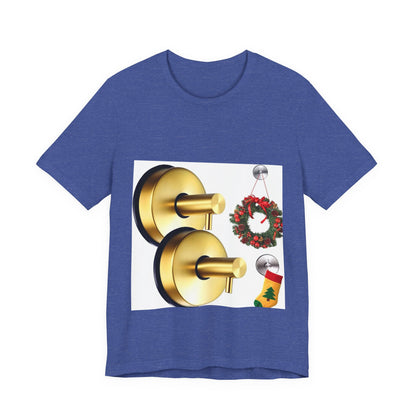 Christmas Wreath Tee | Unisex Short Sleeve T-Shirt, Holiday Shirt, Festive Clothing, Gift for Her, Christmas Apparel (Copy)