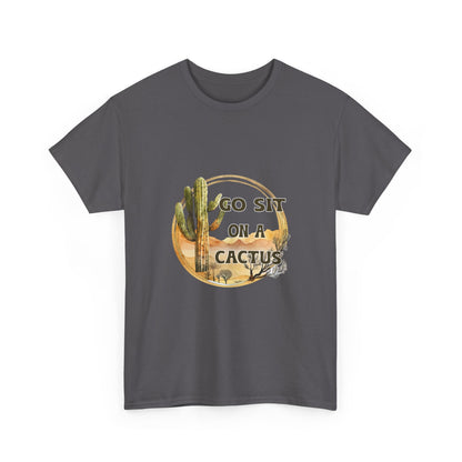 Cactus Humor Tee, Summer Vibes Shirt, Unisex Casual Tee, Funny Gift for Friends, Outdoor Adventure Clothing